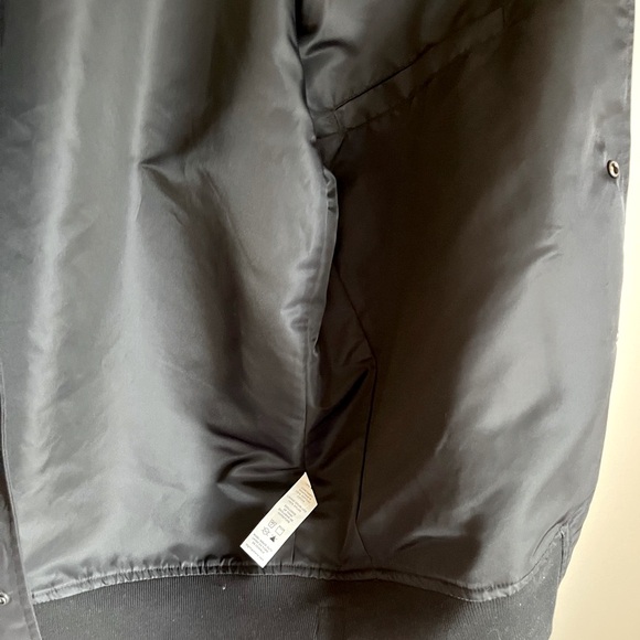 Reigning Champ Victory Bomber Varsity Stadium Jacket Snap Button Black L - Picture 10 of 10